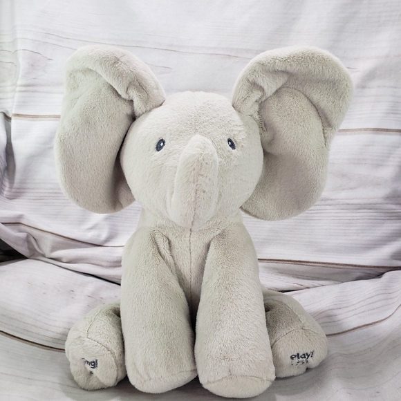 Baby Gund Flappy Elephant Singing Peek A Boo Interactive Plush Toy 10 Inch 2017 - Picture 11 of 11